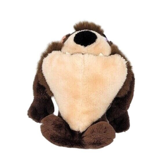 Warner Brothers Taz Plush Brown 9" Cartoon Stuffed Animal Toy 1971 Vintage - Picture 7 of 11